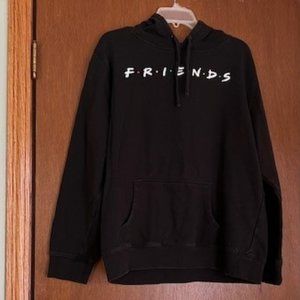 Black Men's FRIENDS Hoodie Size Large